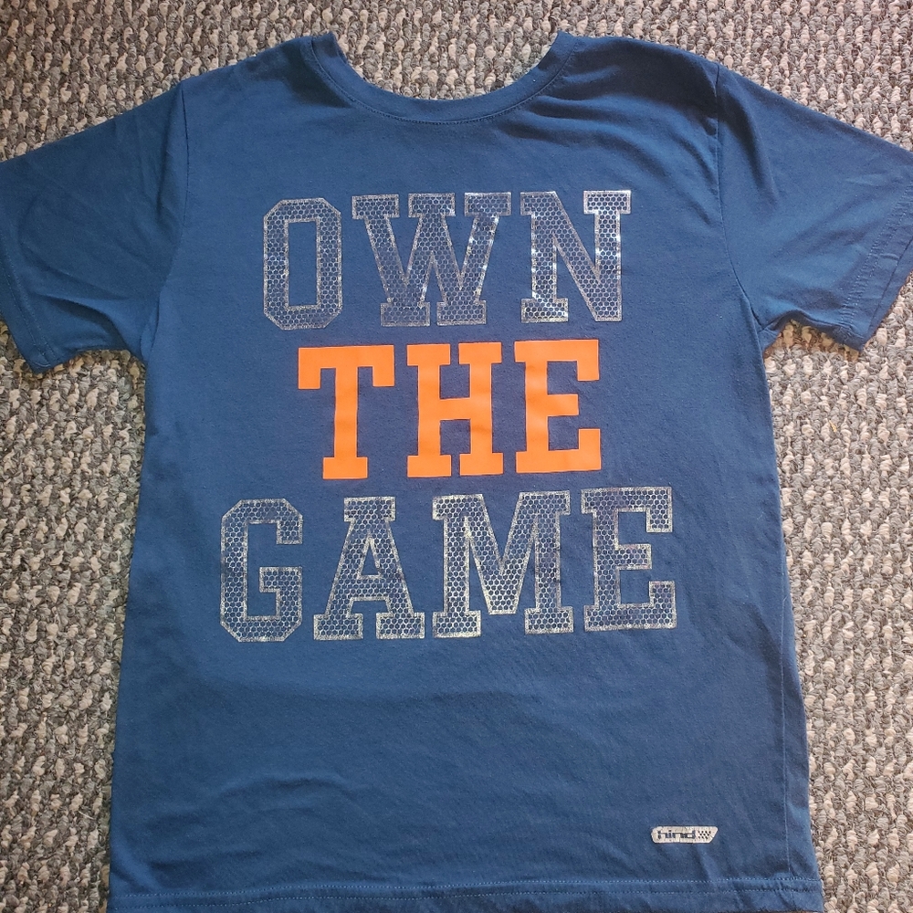 Boys tshirt own the game